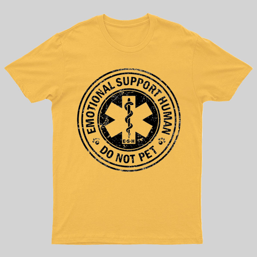 Emotional Support Human Nerd T-Shirt