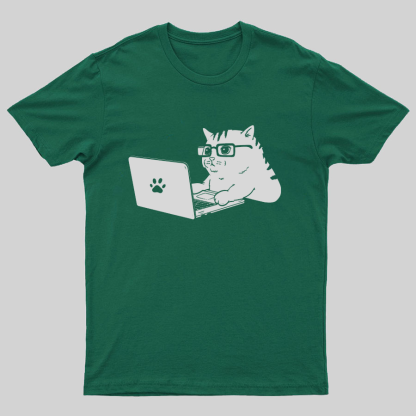 Cats & Computers Geeky T-Shirt