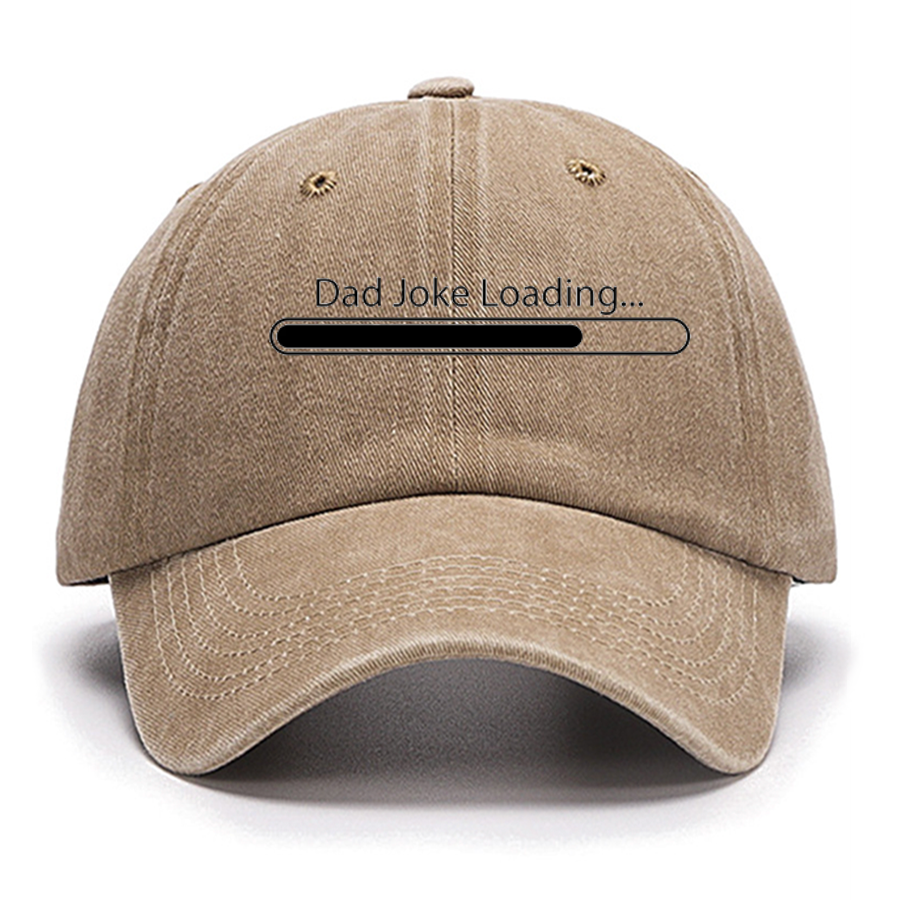 Dad Joke Loading Funny Dad Cotton Hat