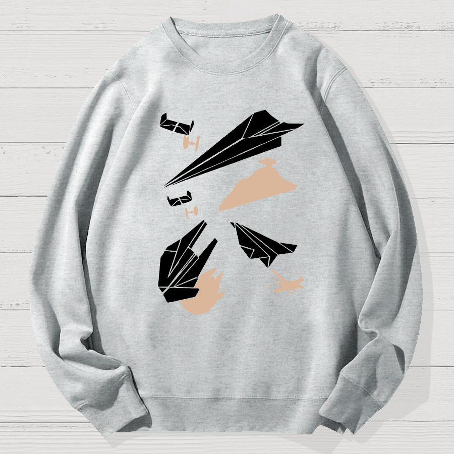 Paper Wars Geek Cotton Sweatshirt