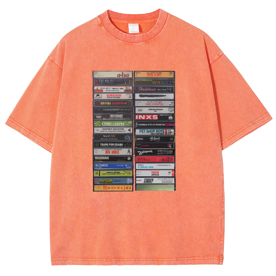 Classic Cassette Tape Vintage Distressed T-shirt