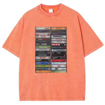 Classic Cassette Tape Vintage Distressed T-shirt