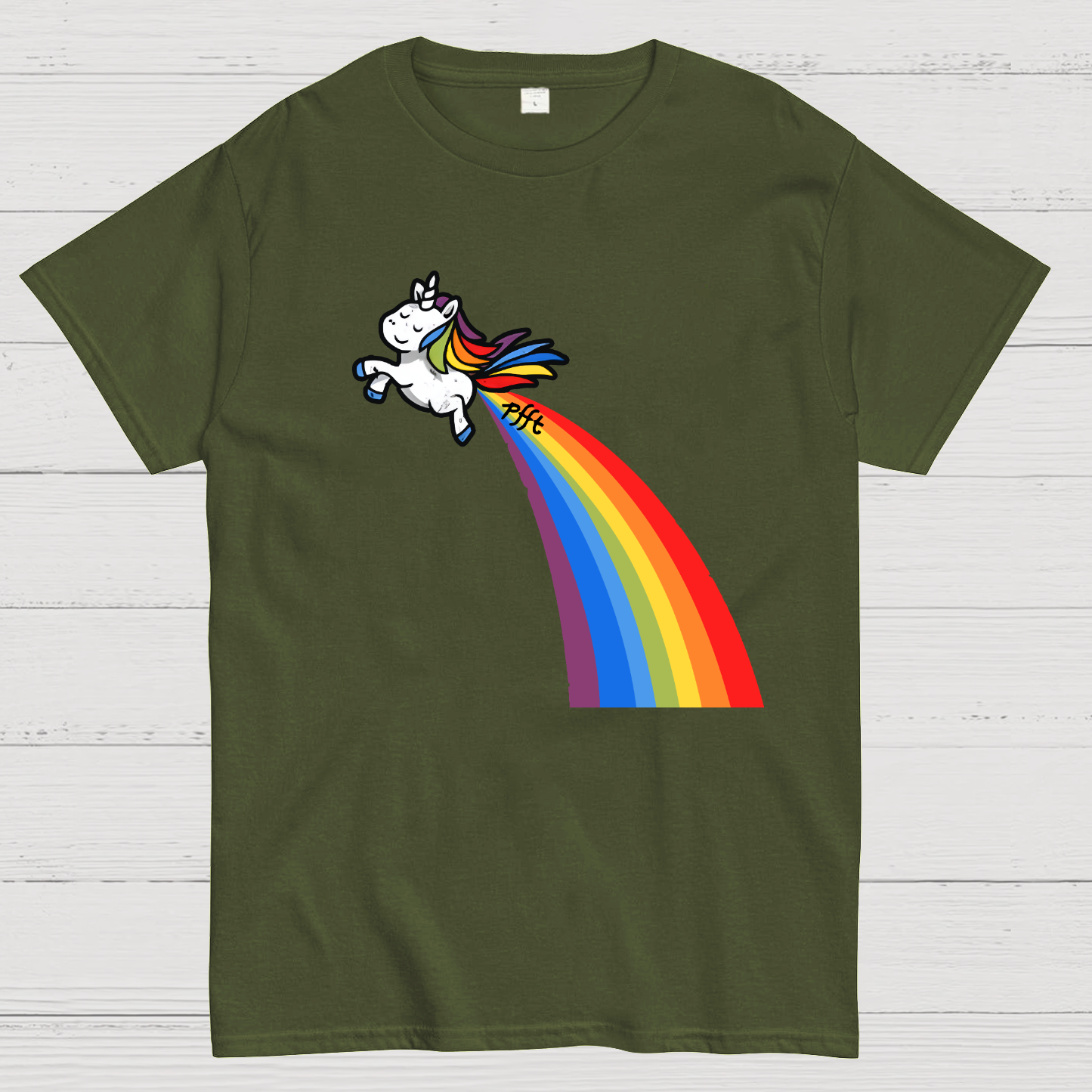 I Fart Rainbows Geek T-Shirt