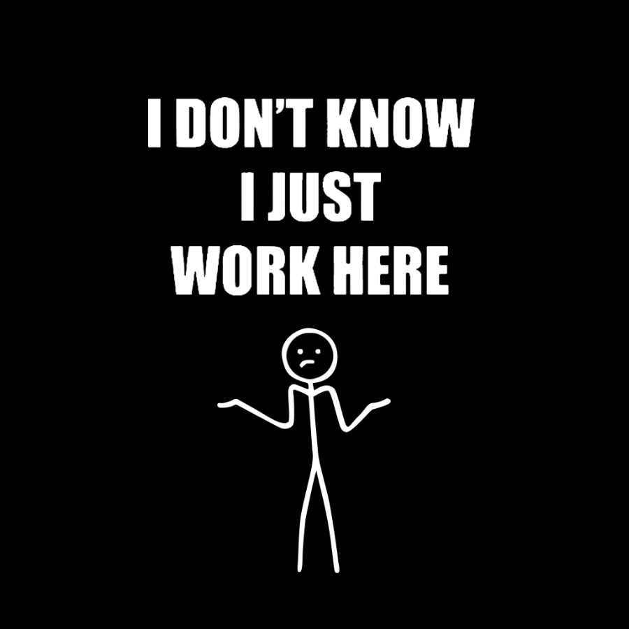 I Don’t  Know I Just Work Here Geeky T-Shirt
