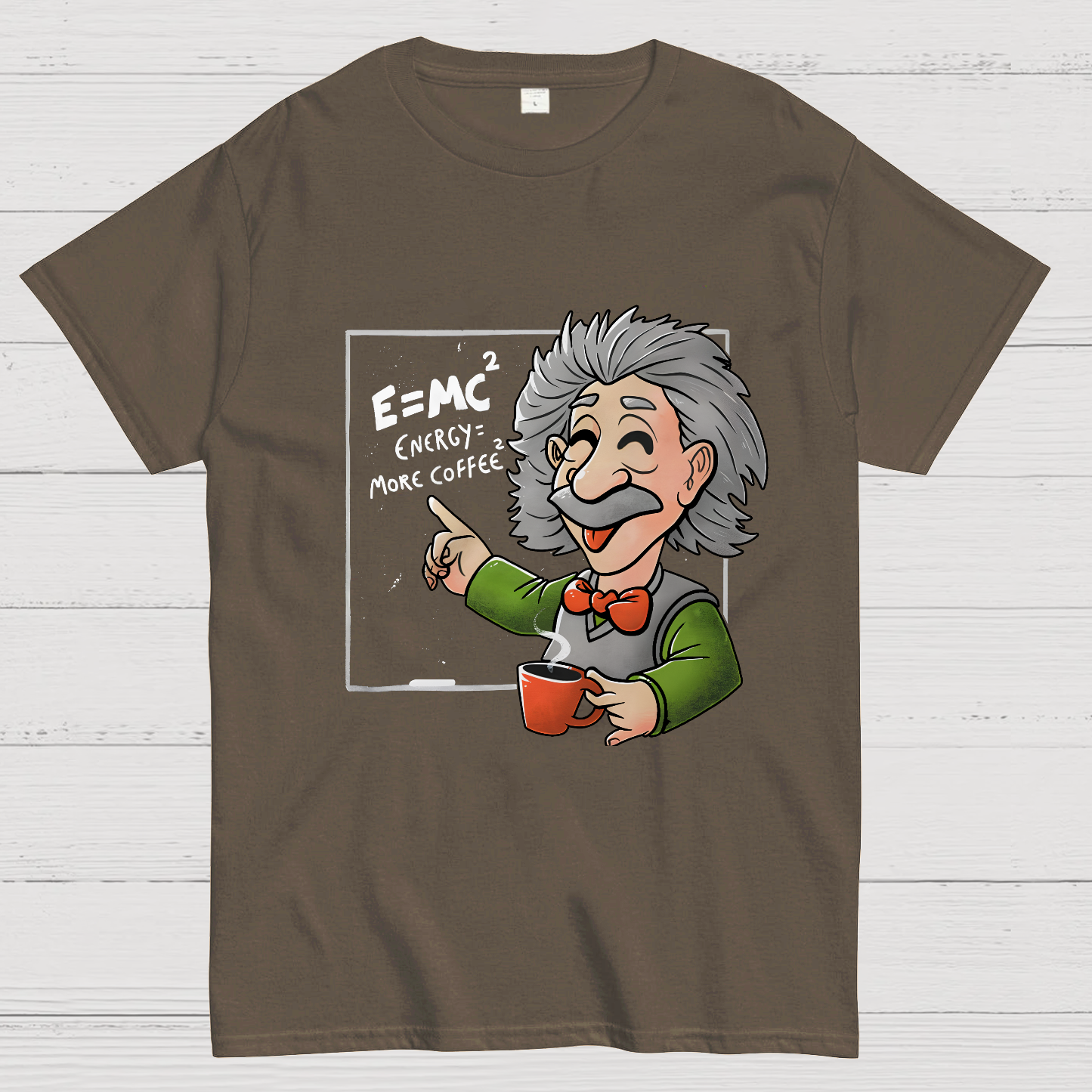 Energy More Coffee - Funny Nerd Einstein Theory Nerdy T-Shirt