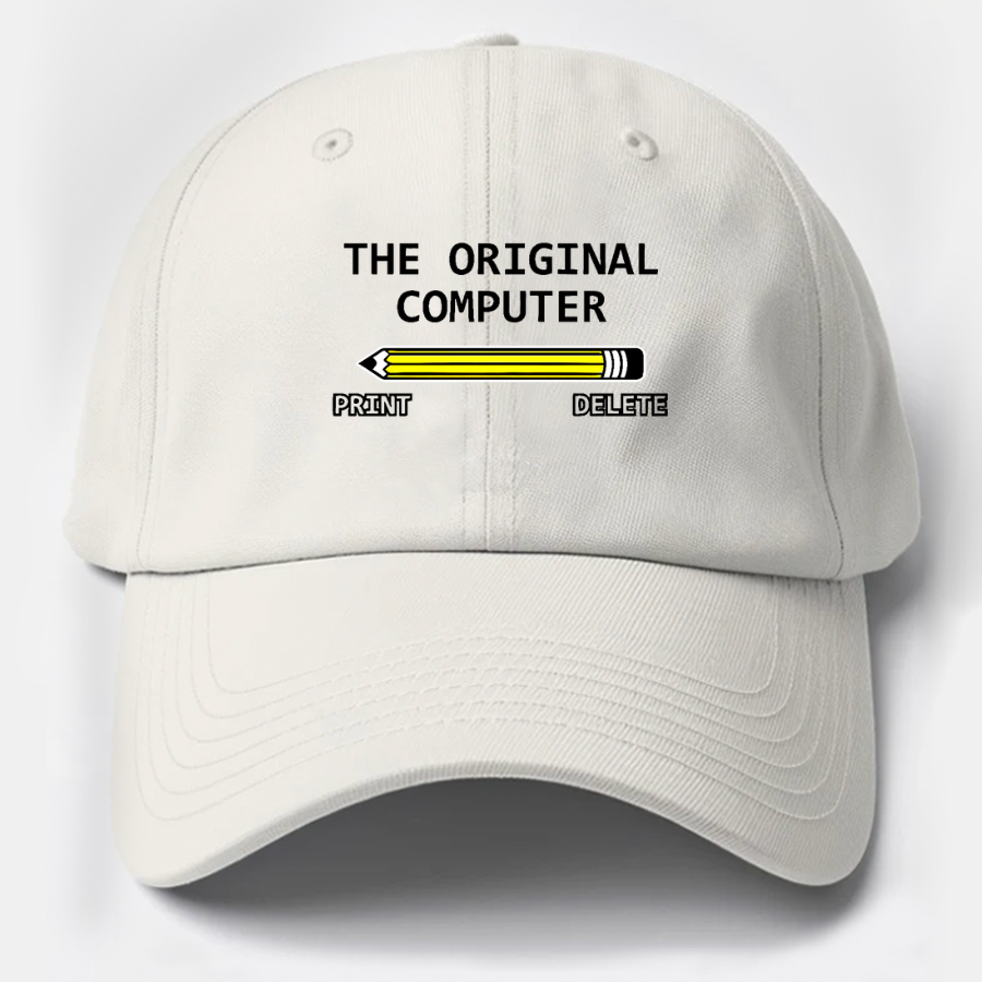 The Original Computer Print Delete Funny Graphic Printing Cotton Hat