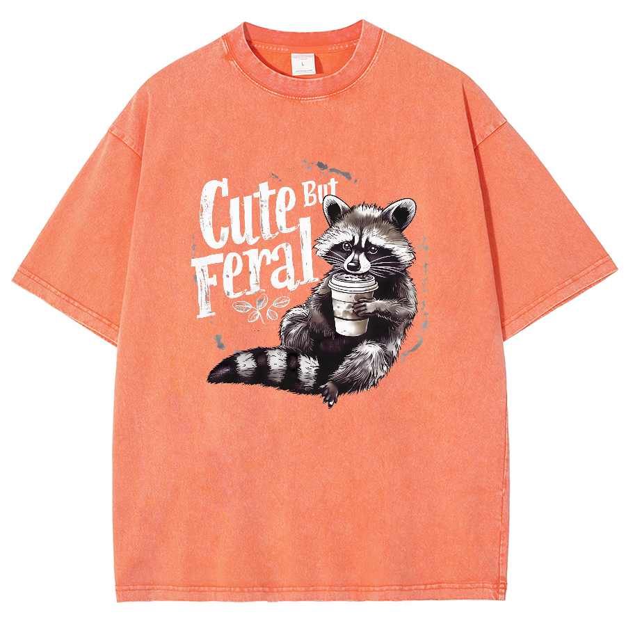 Cute But Feral Vintage Distressed T-shirt