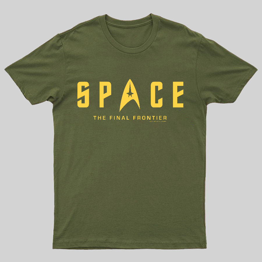 SPACE The Final Frontier Geeky T-Shirt