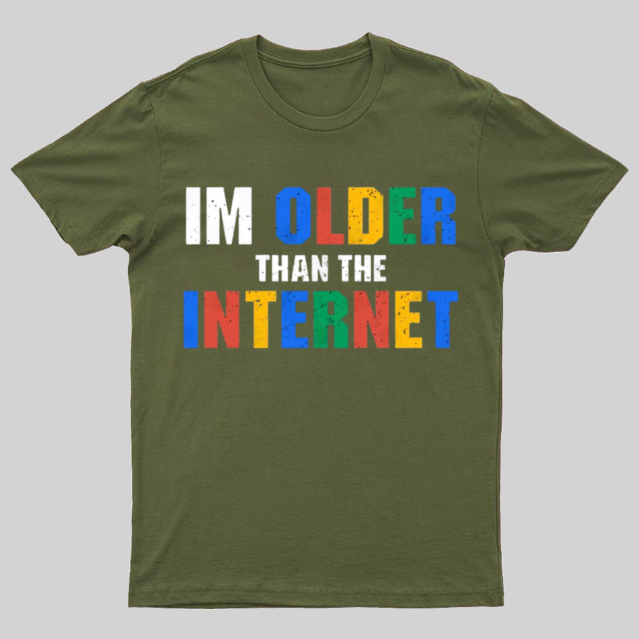 I Am Older Than The Internet Nerd T-Shirt