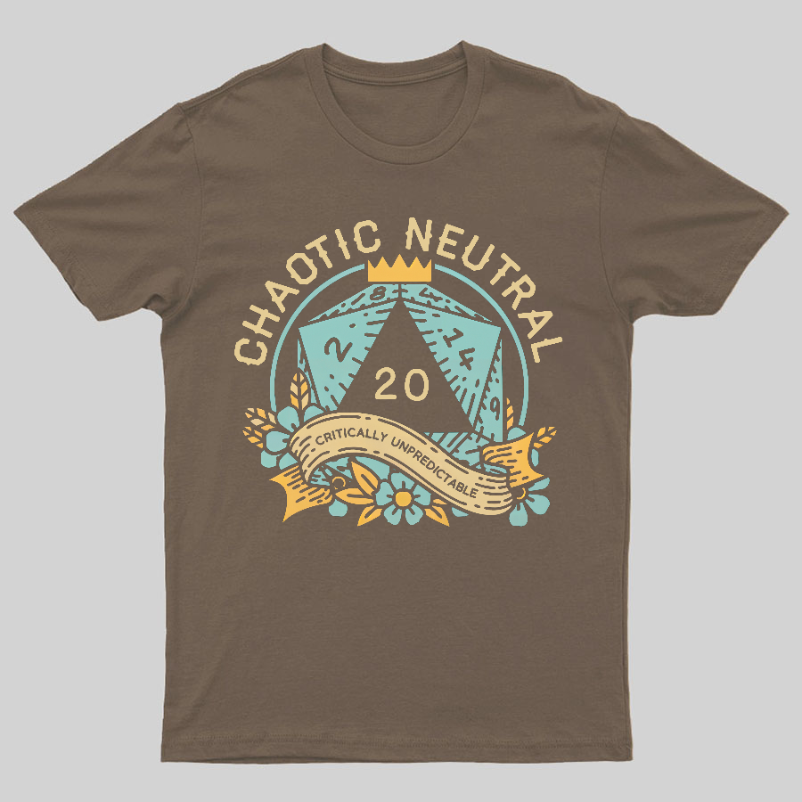 Chaotic Neutral Geeky T-Shirt