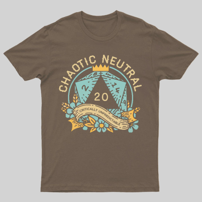 Chaotic Neutral Geeky T-Shirt