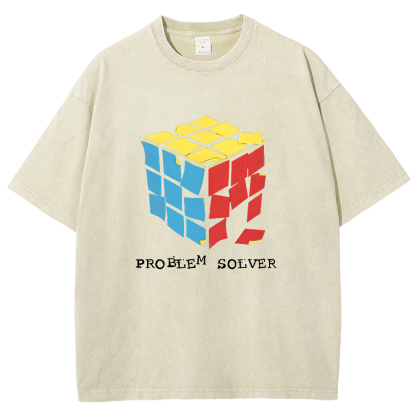 Problem Solver Vintage Distressed T-shirt