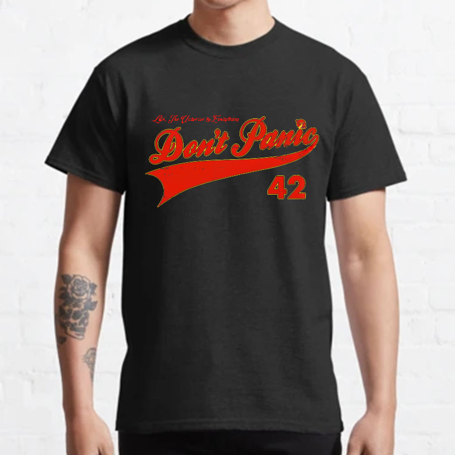 Dont Panic Geeky T-Shirt