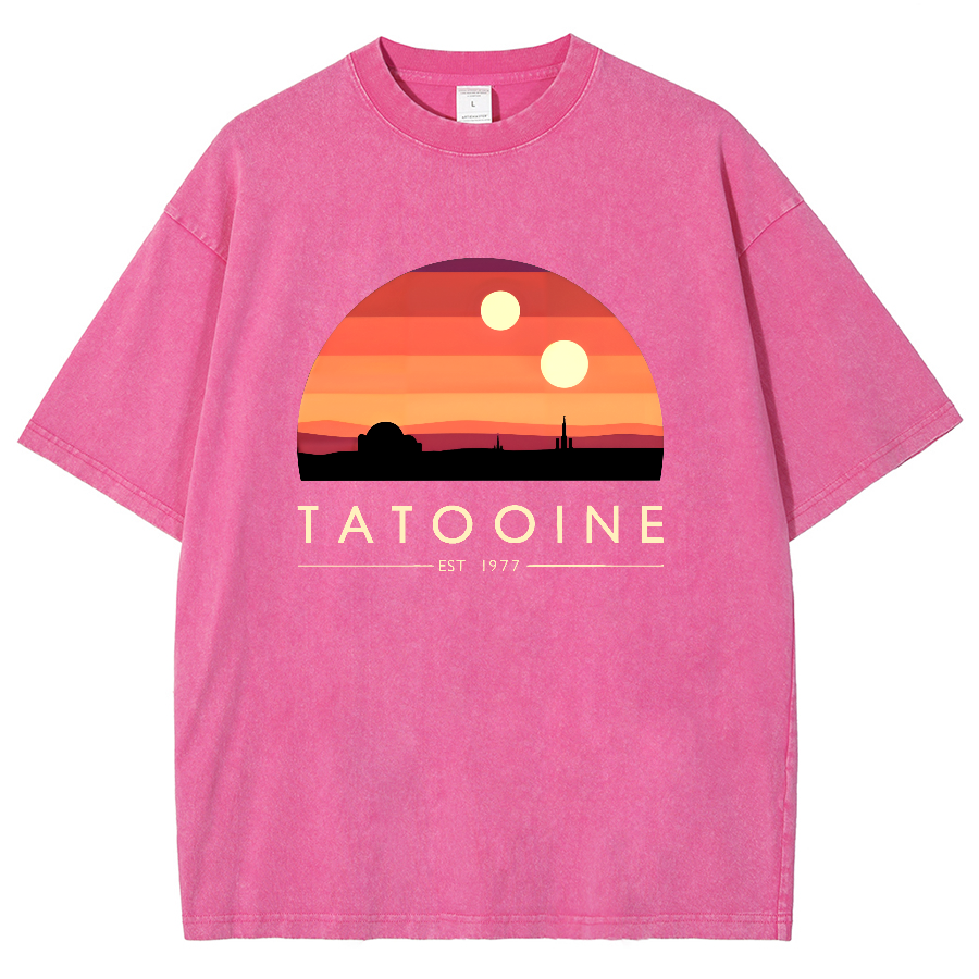 Tatooine Sunset Vintage Distressed T-shirt