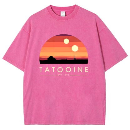 Tatooine Sunset Vintage Distressed T-shirt