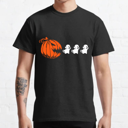 Funny Halloween Ghost  Geeky T-Shirt