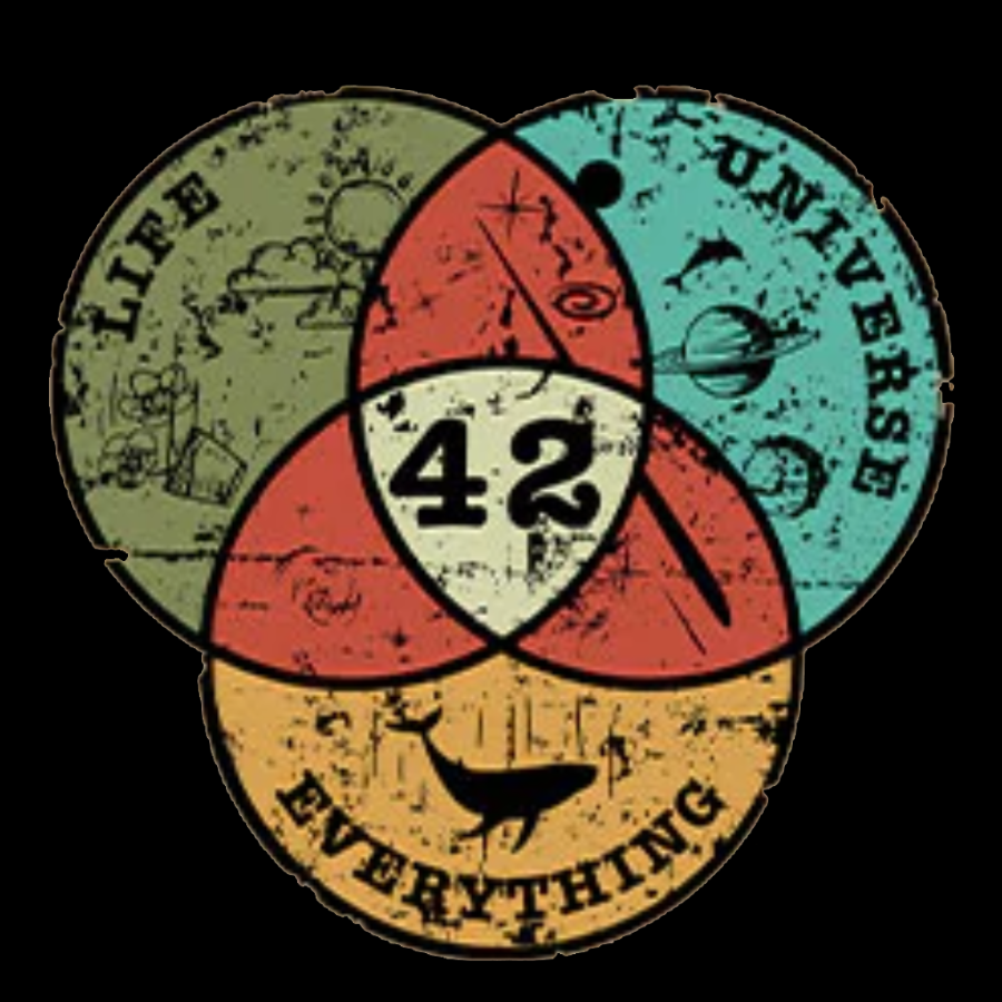 Life, the Universe & Everything Nerdy Graphic Geek Cotton Hoodie