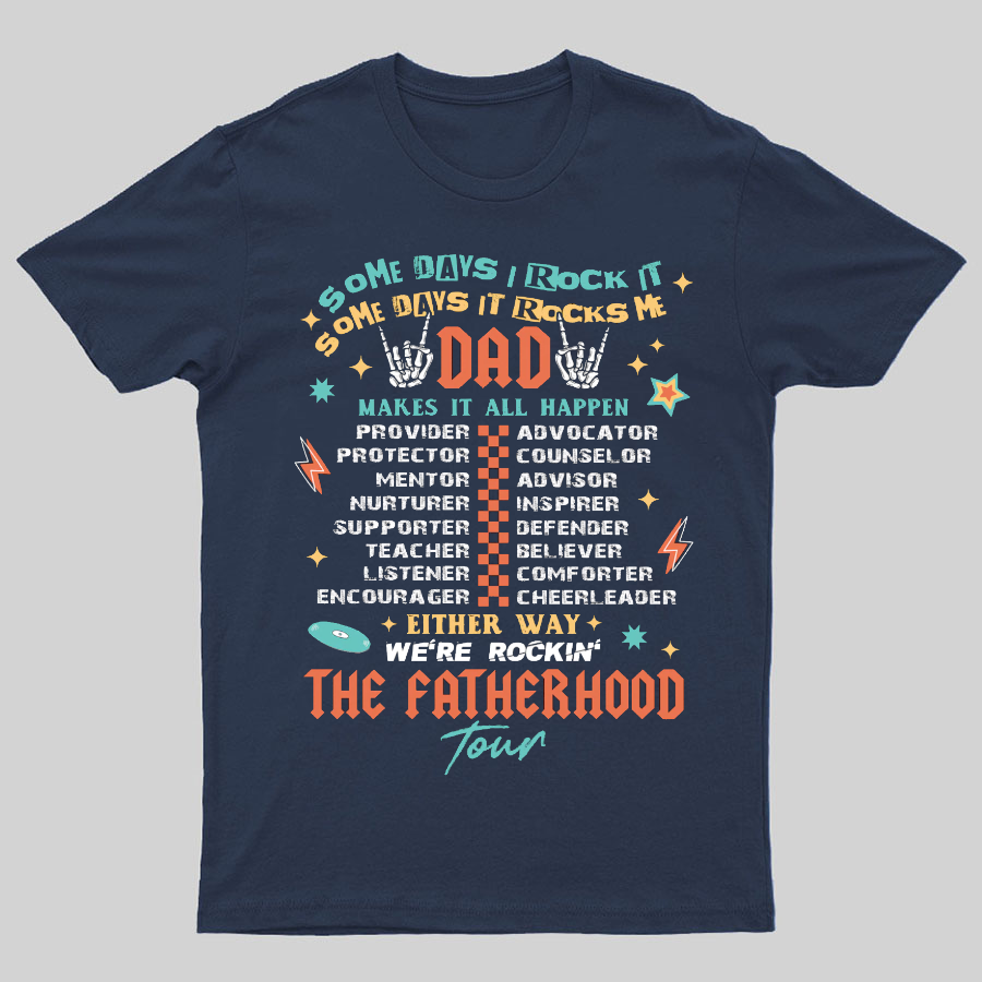 Fatherhood Tour，Best Dad Ever，Father's Day Gift