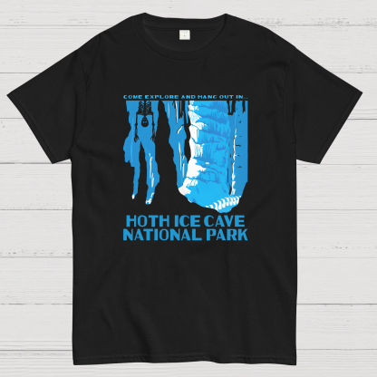 Hoth Ice Cave National Park Geeky T-Shirt