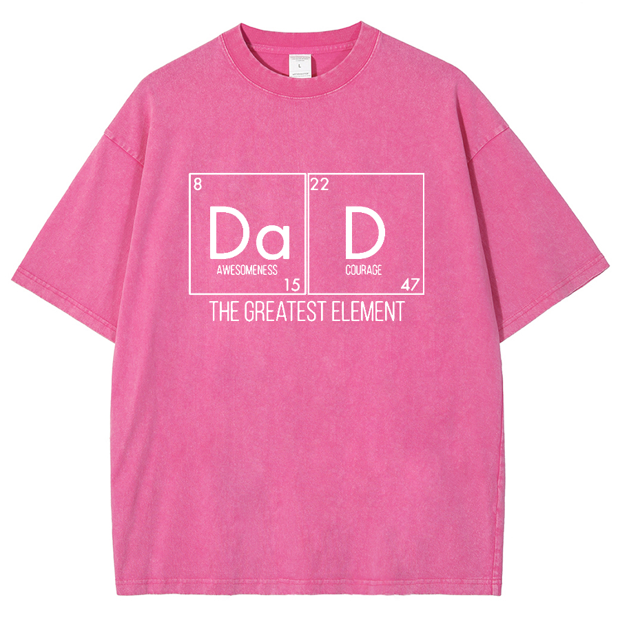 DAD THE GREATEST ELEMENT Vintage Distressed T-shirt
