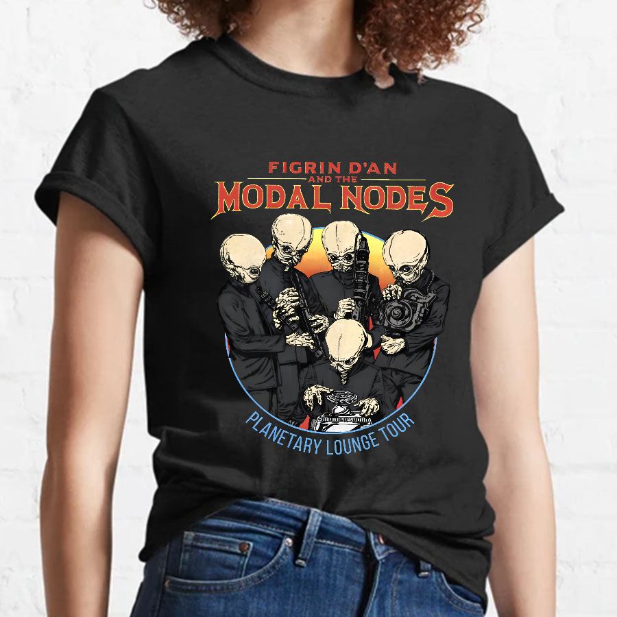 Star Wars Cantina Band Planetary Lounge Tour Geeky T-Shirt