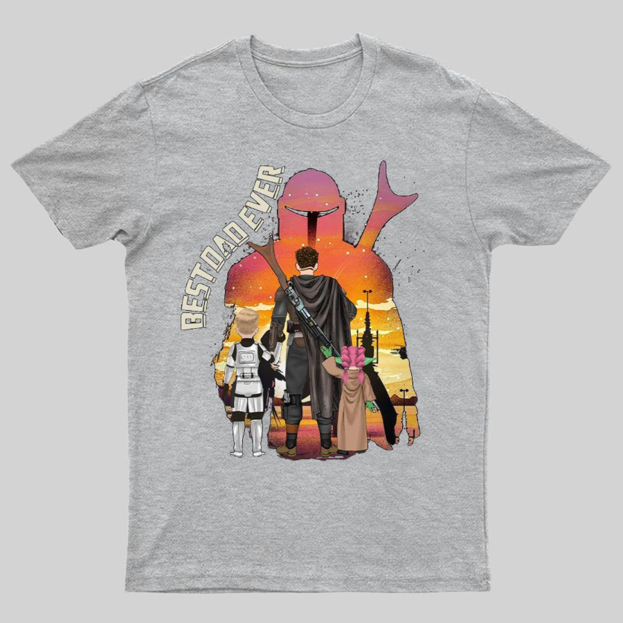 Best Dad Ever - The Dadalorian Personalized Shirt Gift For Dad