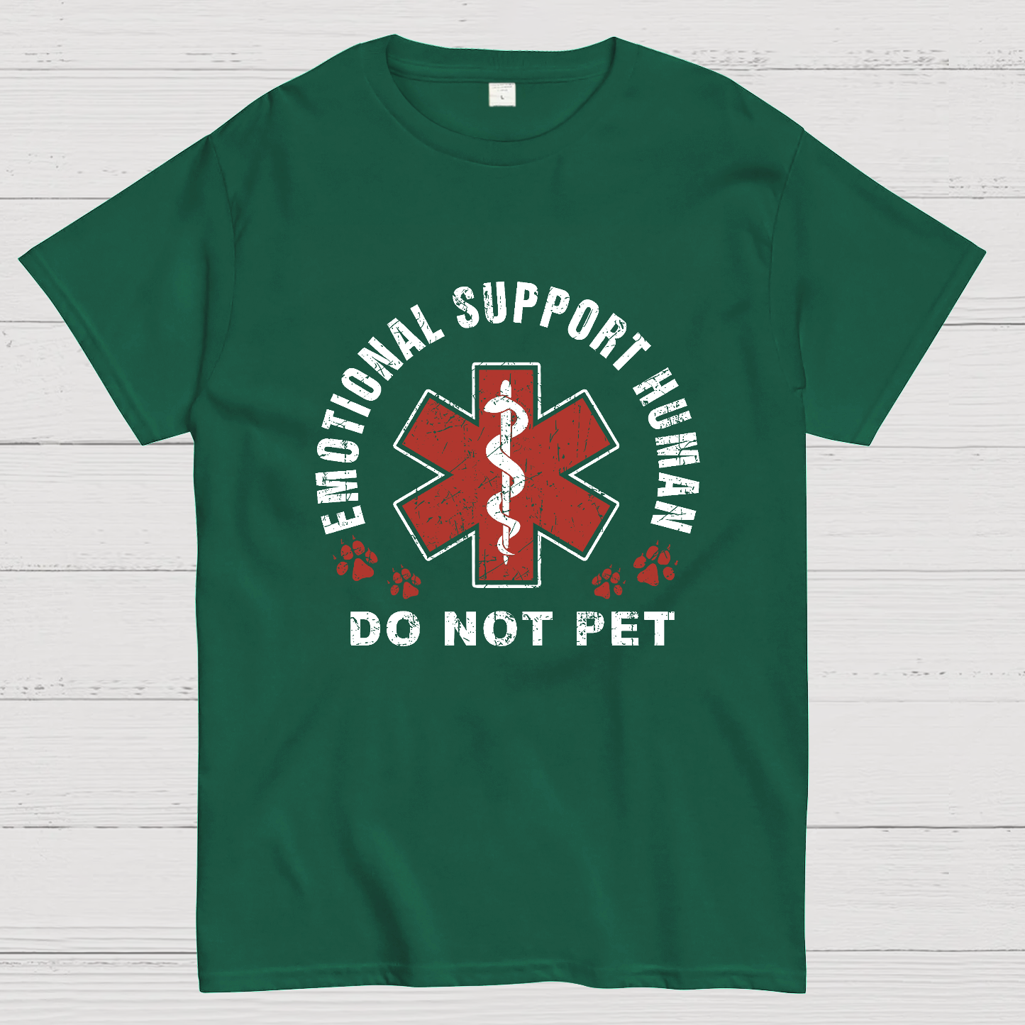Emotional Support Human Geeky T-Shirt