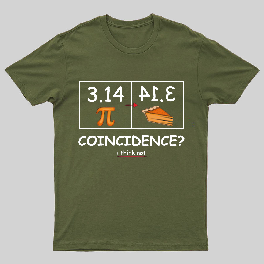 Pi Pie Math Professor Geeky T-Shirt