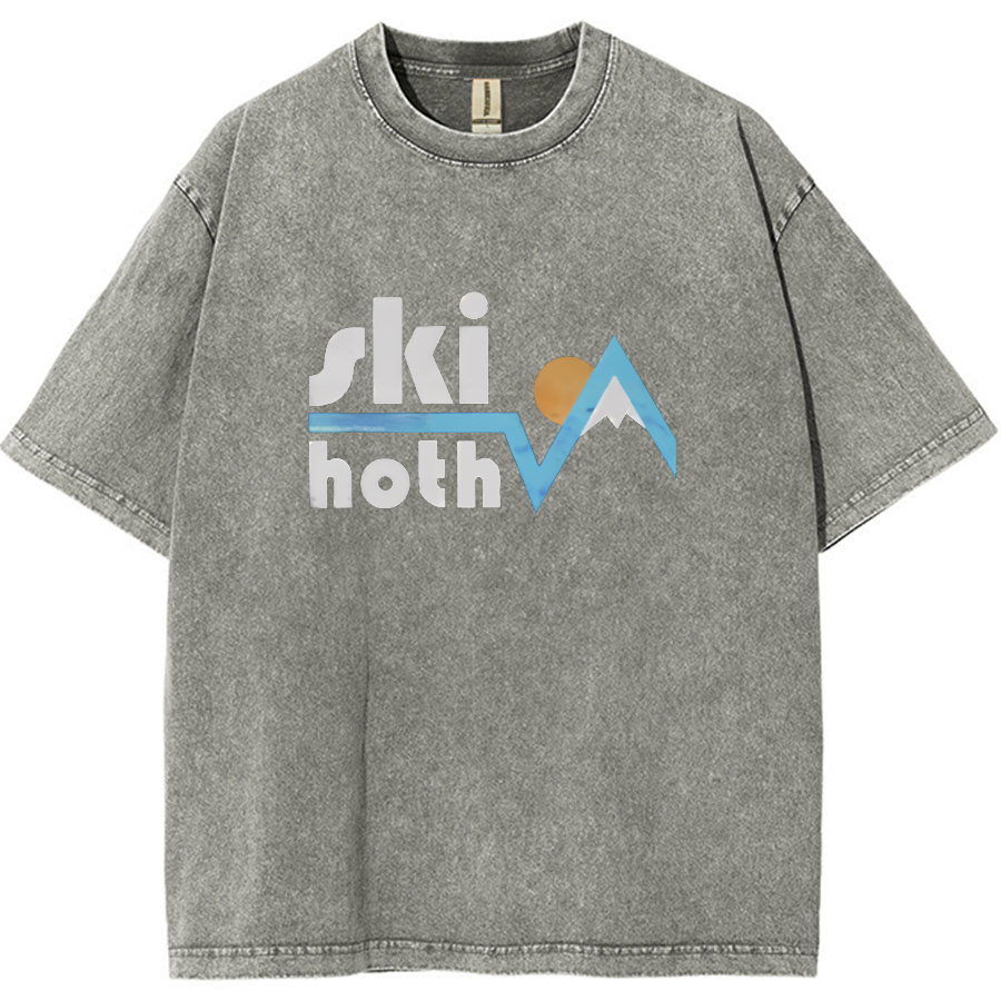 Ski Hoth Vintage Distressed T-shirt