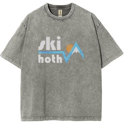Ski Hoth Vintage Distressed T-shirt