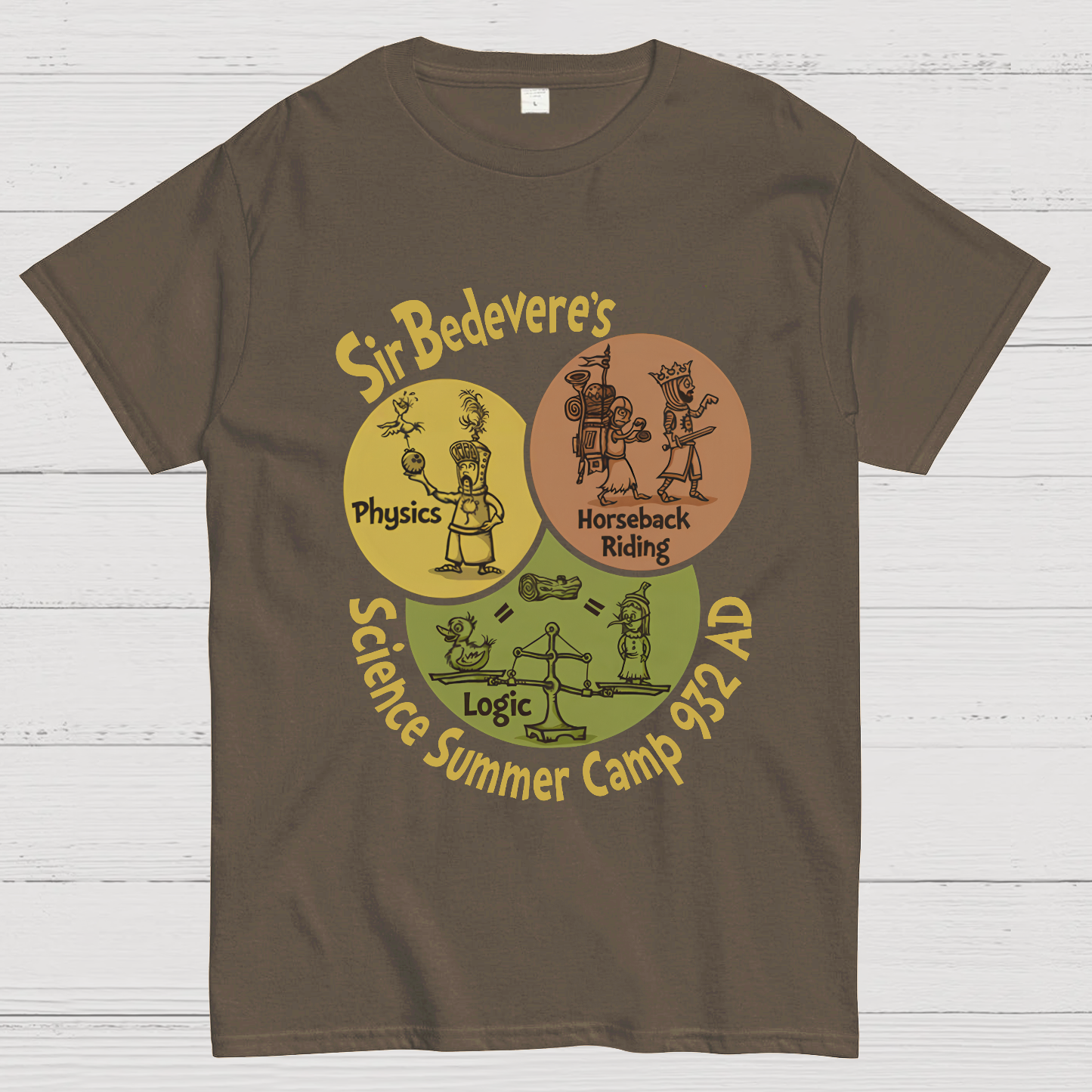 Sir Bedevere’s Science Camp Geeky T-Shirt