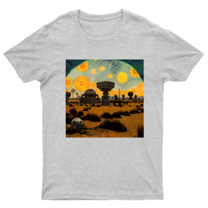 Starry Night in Mos Eisley Tatooine Nerdy T-Shirt
