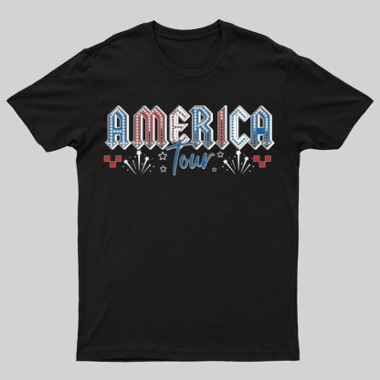 Retro America Tour 1776 Funny T-Shirt Gift