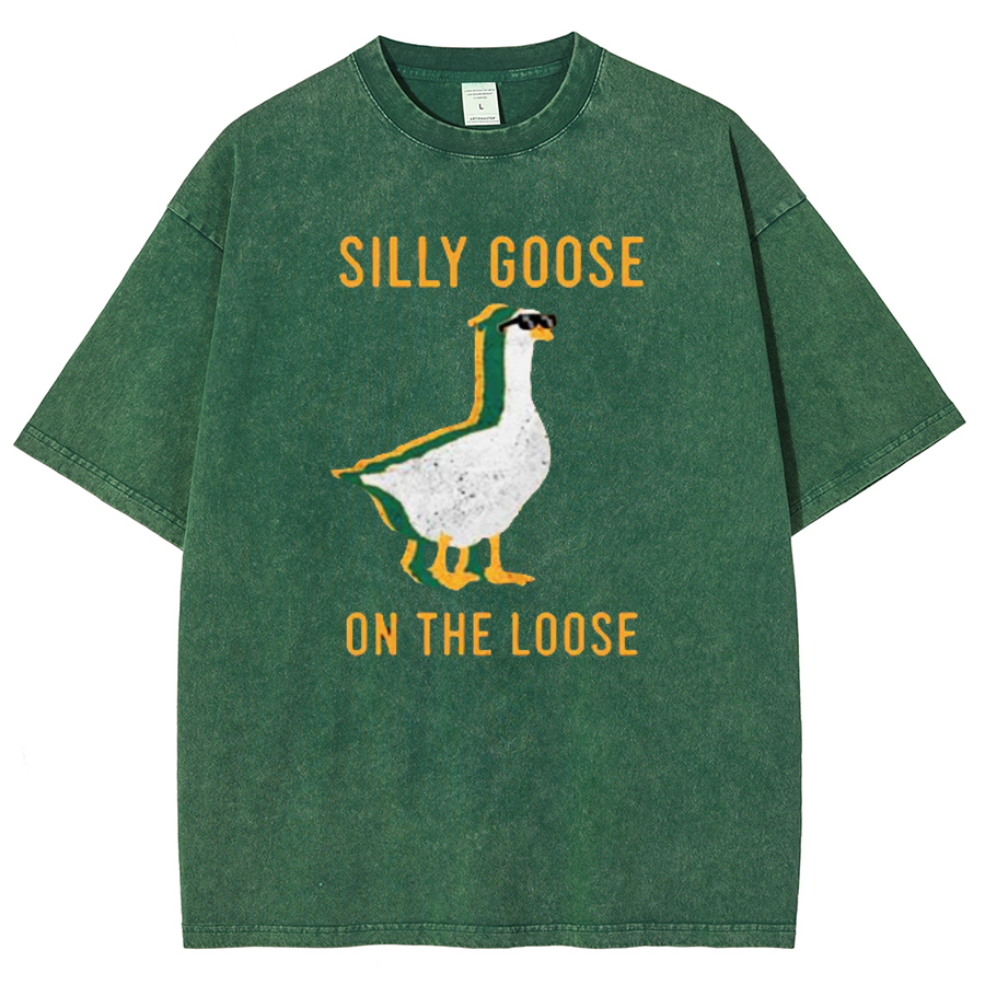 Silly Goose On The Loose Vintage Distressed T-shirt