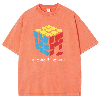 Problem Solver Vintage Distressed T-shirt