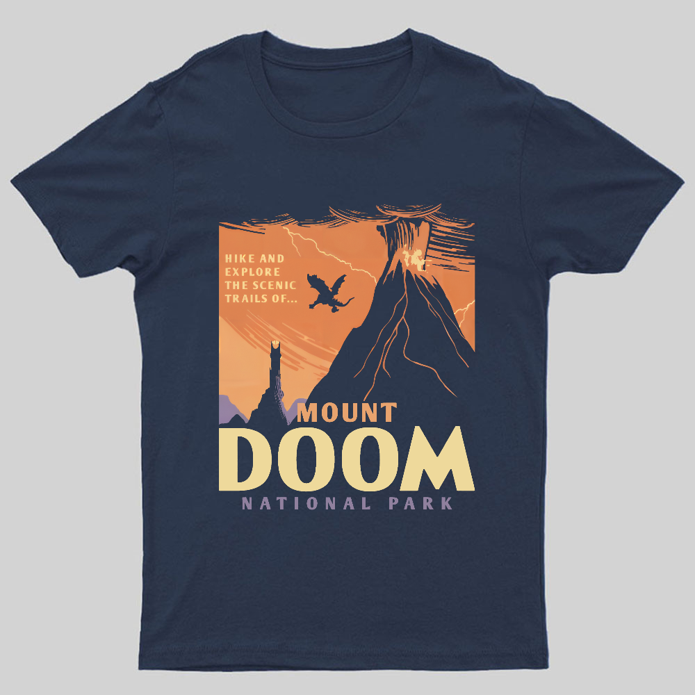 Mount Doom National Park Geeky T-Shirt
