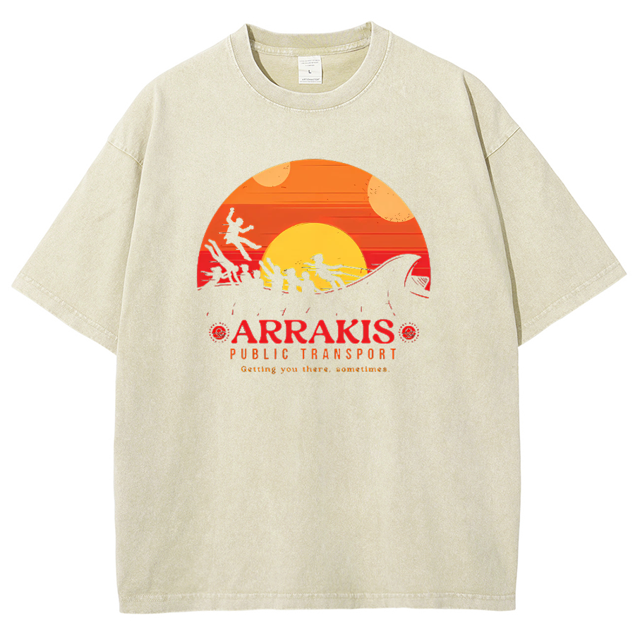 Arrakis Getting You There Sometimes Vintage Distressed T-shirt