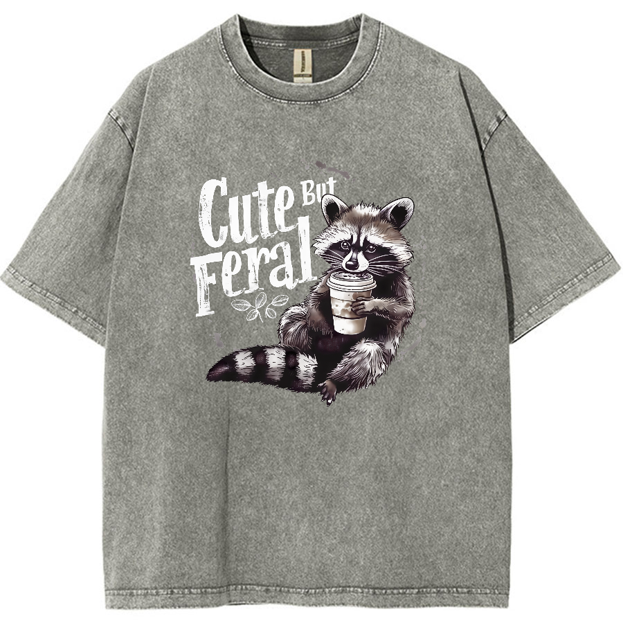 Cute But Feral Vintage Distressed T-shirt