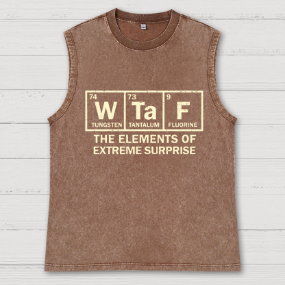 The Extreme Element of Surprise Vintage Distressed Washed Tank