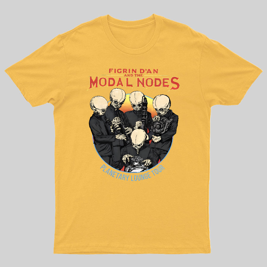 Star Wars Cantina Band Planetary Lounge Tour Geeky T-Shirt