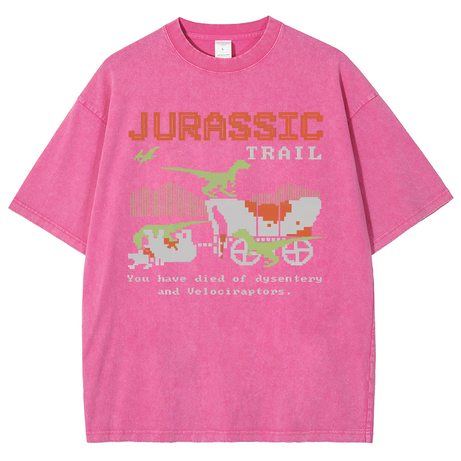 Jurassic Trail Vintage Distressed T-shirt