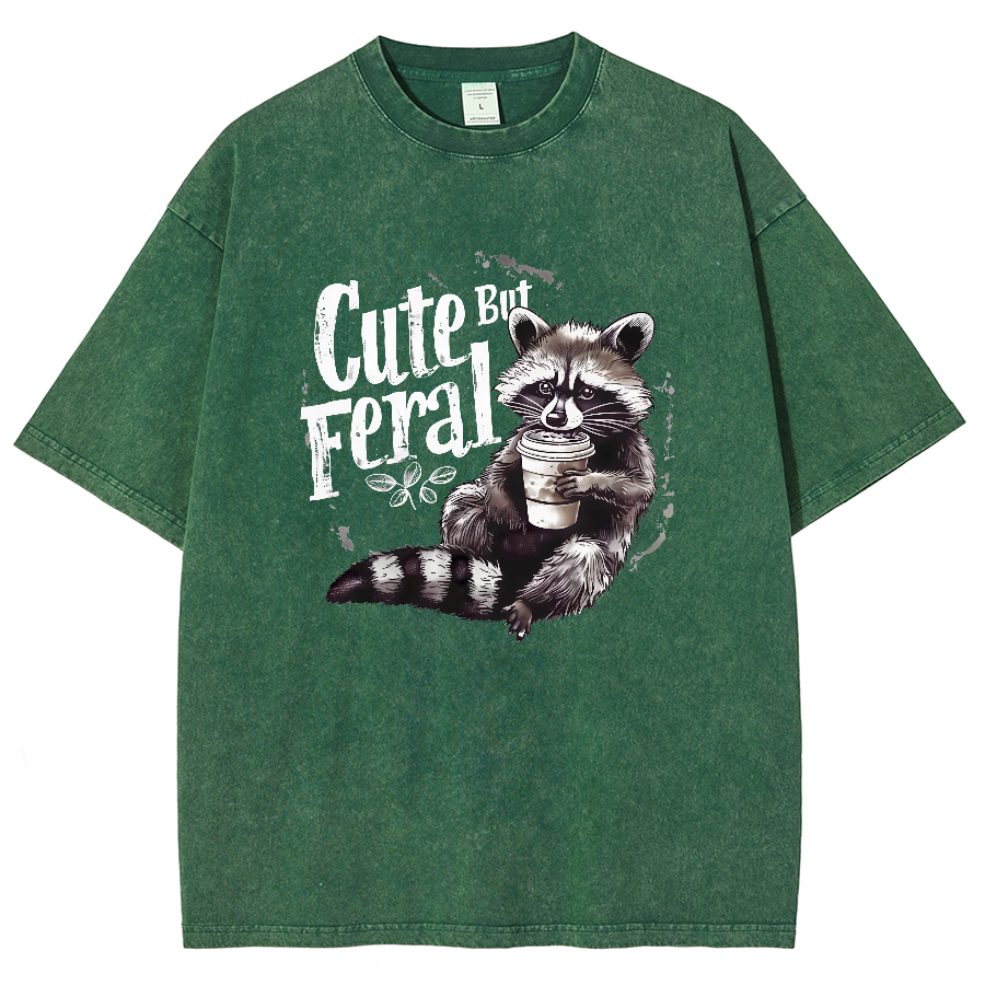 Cute But Feral Vintage Distressed T-shirt