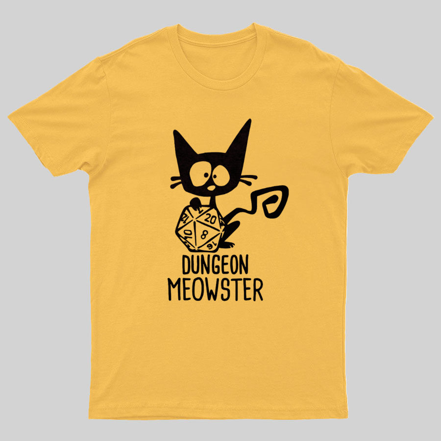 Dungeon Meowster Funny Unisex Gamer T-Shirt