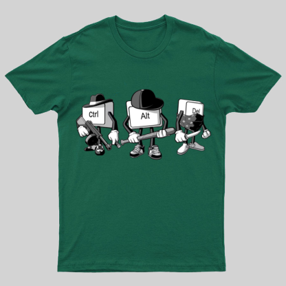 Computer Mafia Funny IT Geeky T-Shirt