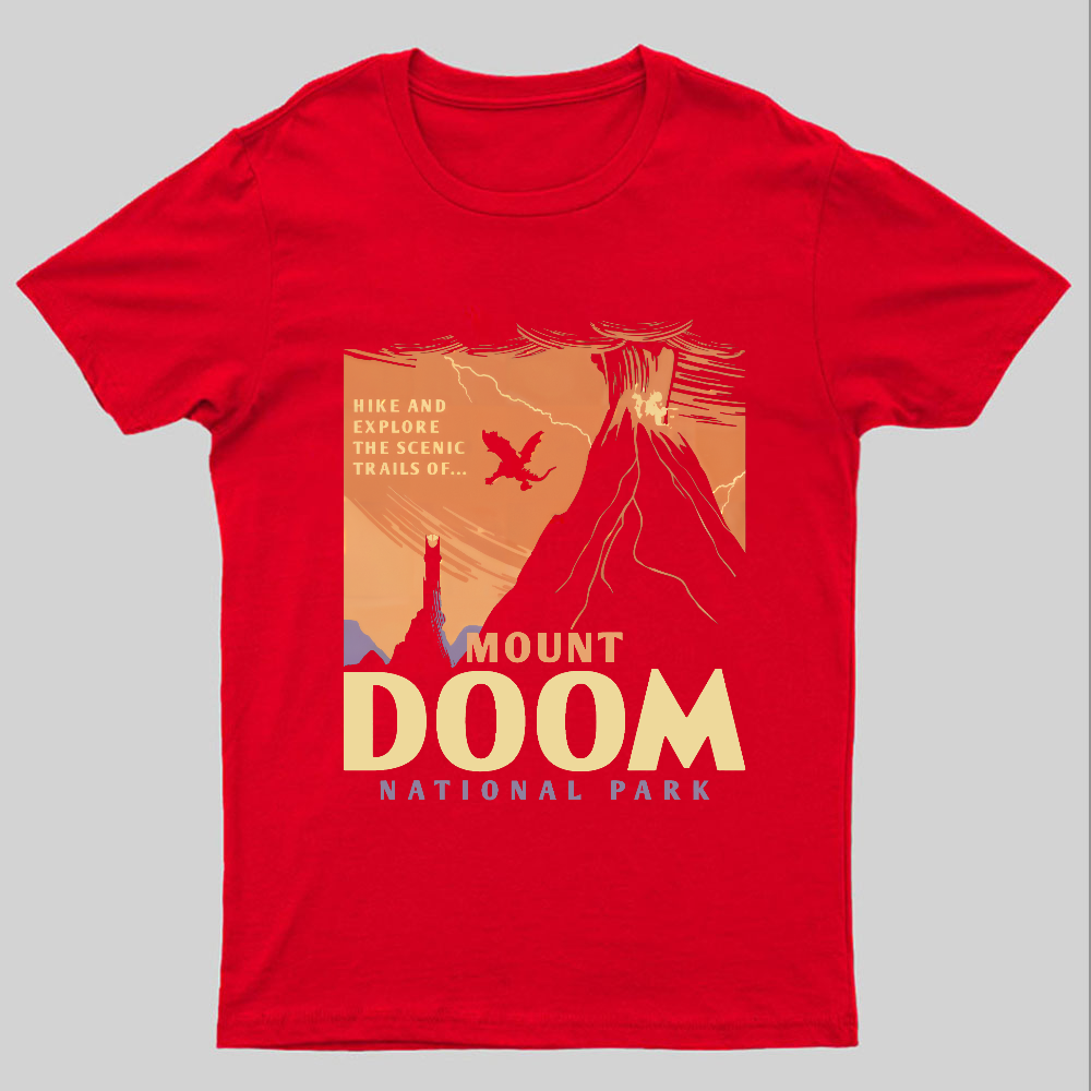 Mount Doom National Park Geeky T-Shirt