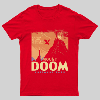 Mount Doom National Park Geeky T-Shirt