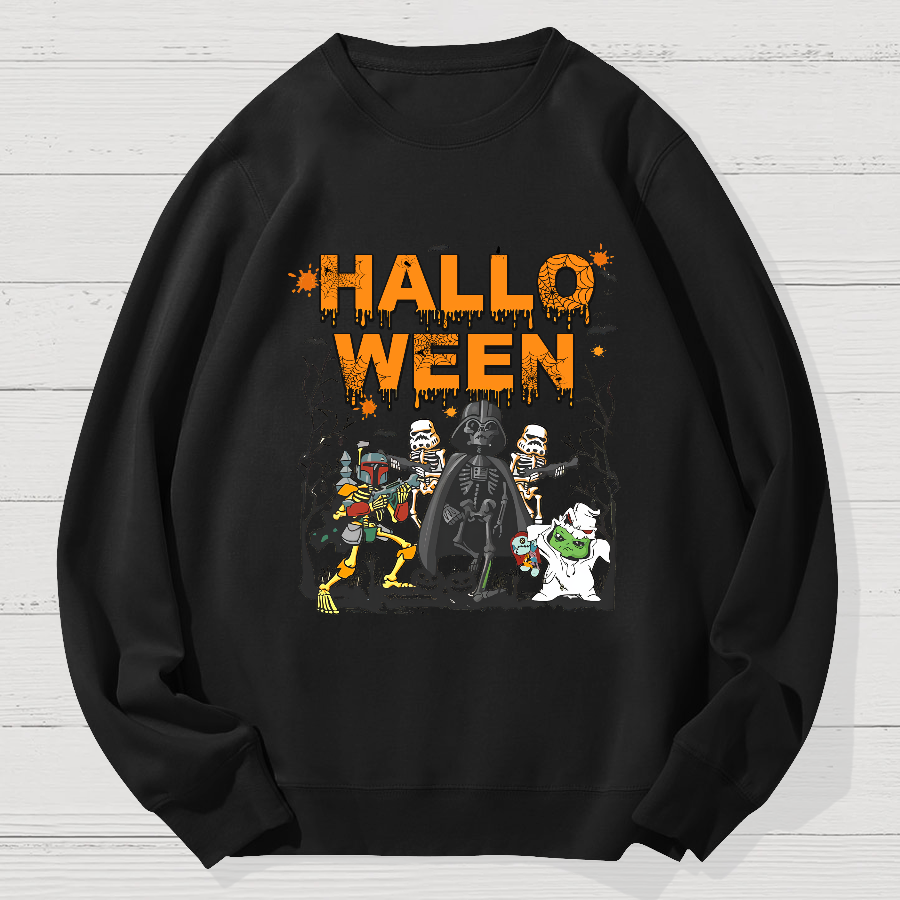 Halloween Geek Cotton Sweatshirt