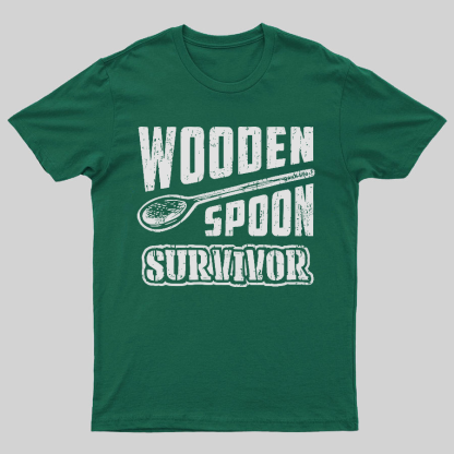Wooden Spoon Survivor Geeky T-Shirt
