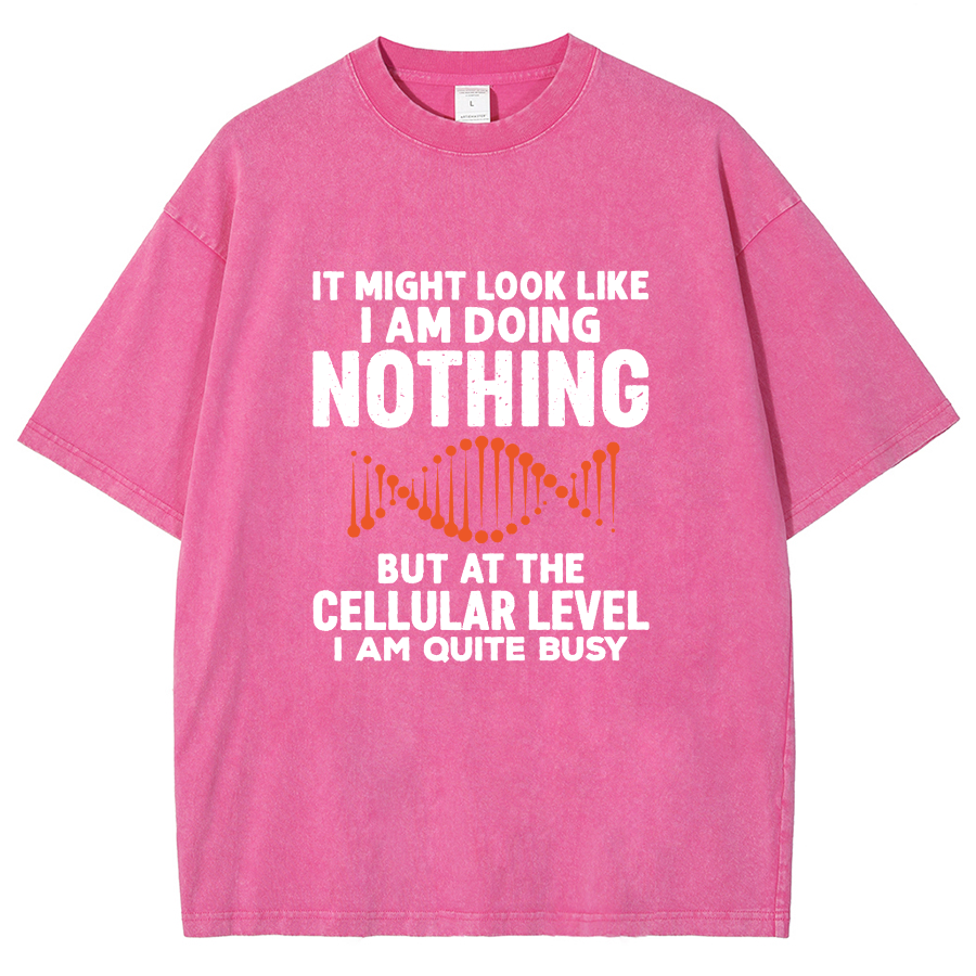 It Might Look Like I Am Doing Nothing Vintage Distressed T-shirt