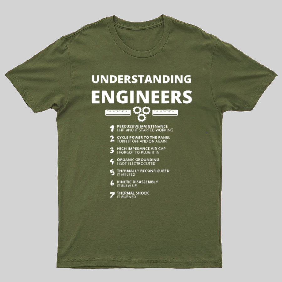Understanding Engineers Geeky T-Shirt